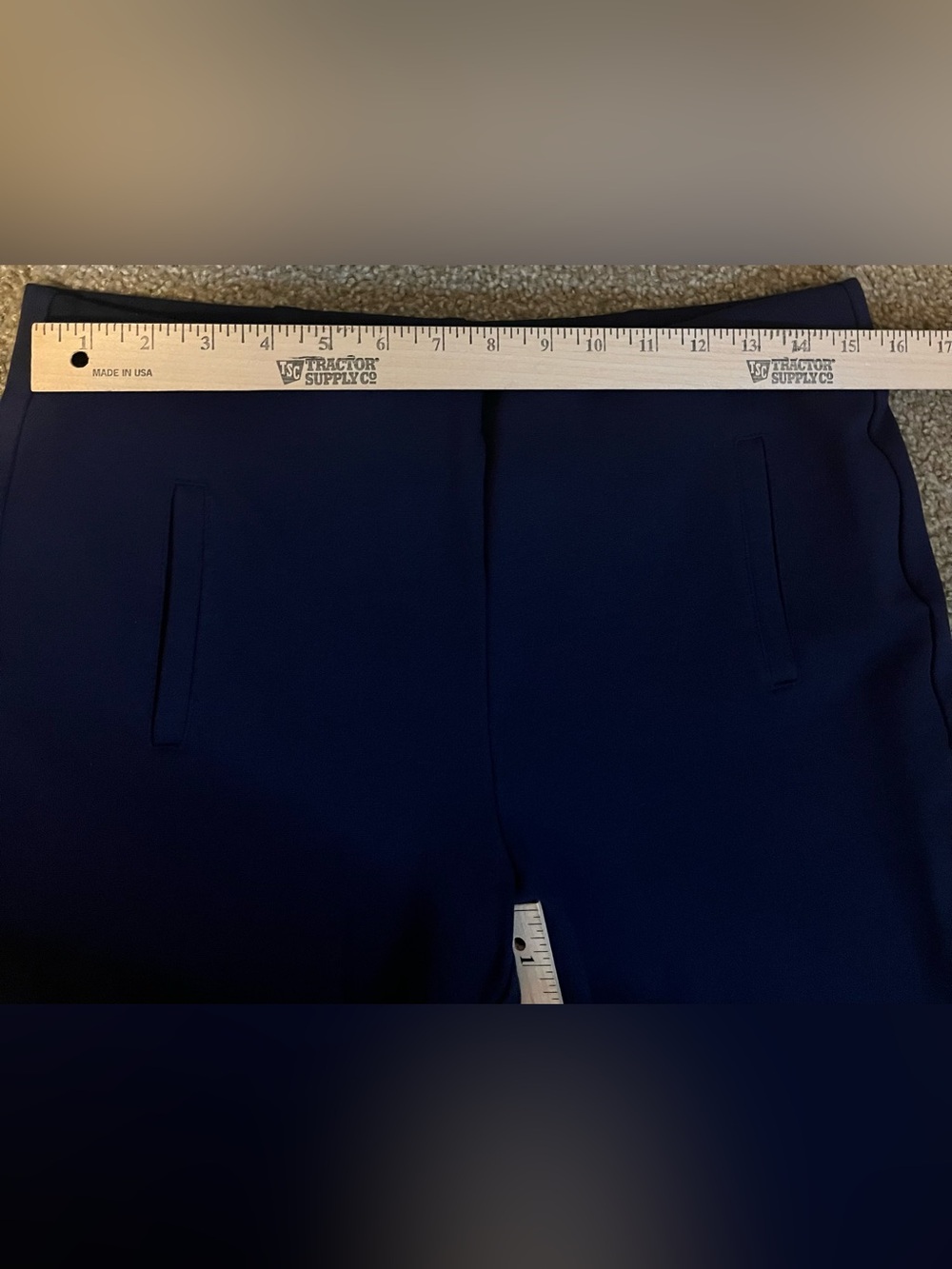 Chico’s Slim Leg Pull-On Pant in Passport Blue size 8 - Picture 7 of 12